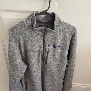 Patagonia Men's Better Sweater Fleece 1/4 Zip Gray